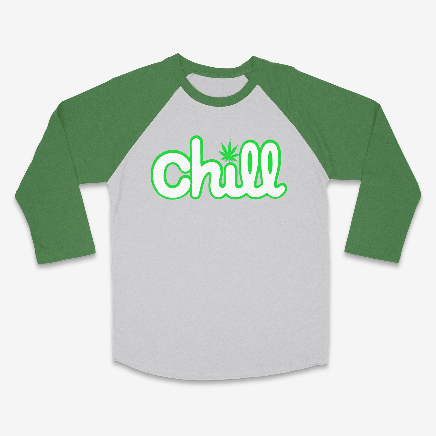 Chill Leaf Classic Baseball 3/4 Sleeve T