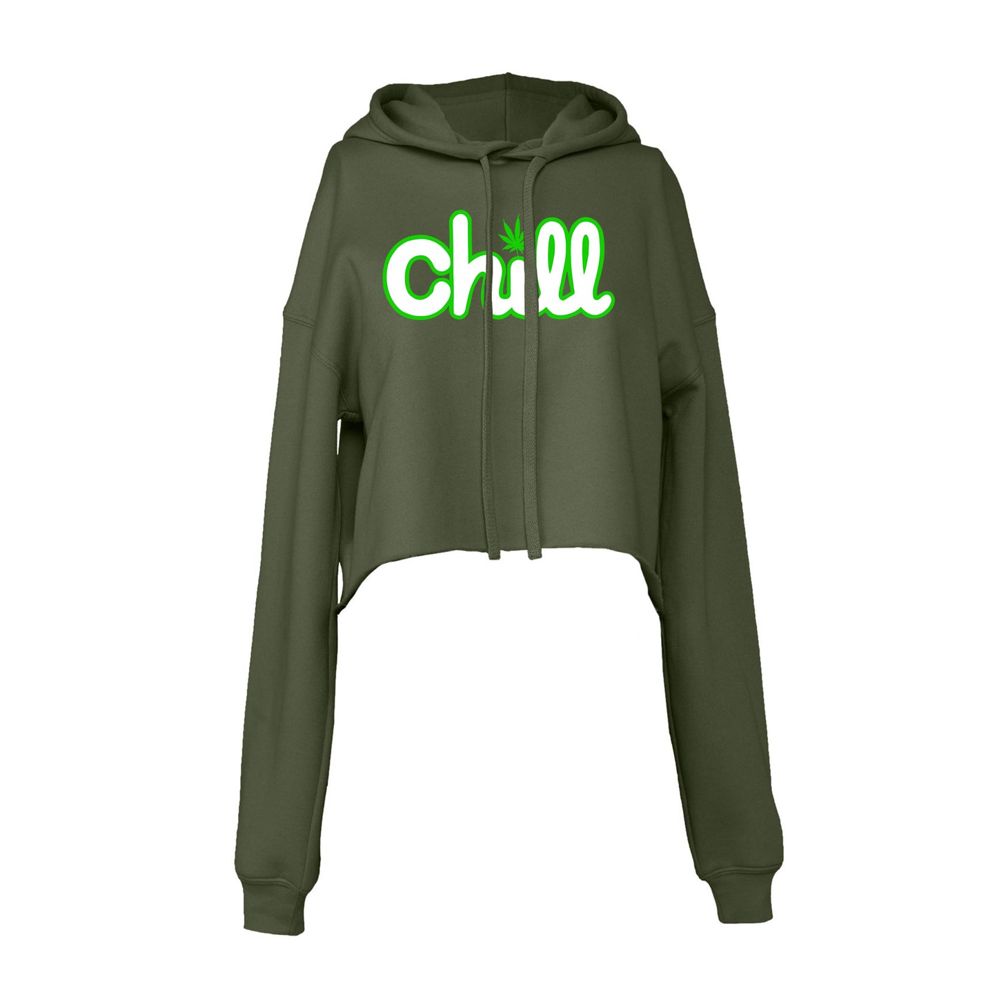 Womens Chill Leaf Classic Crop Hood