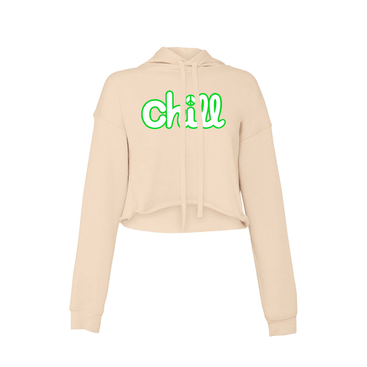 Womens Chill Peace Classic Crop Hood