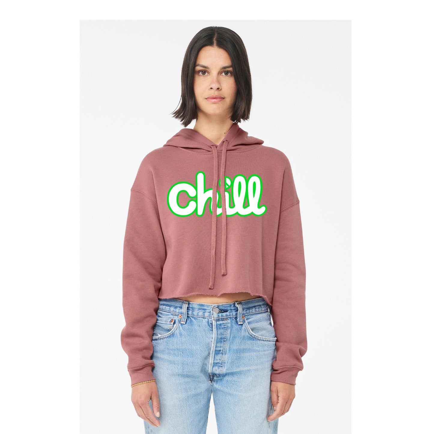 Womens Chill Peace Classic Crop Hood