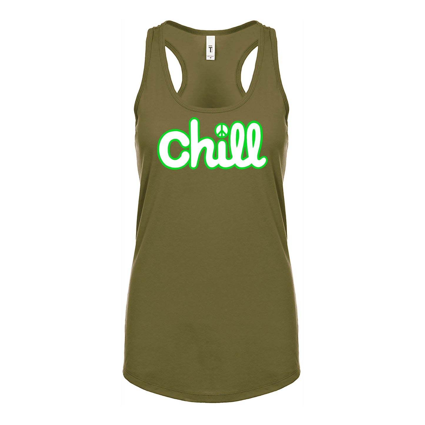 Womens Chill Peace Classic Racerback Tank
