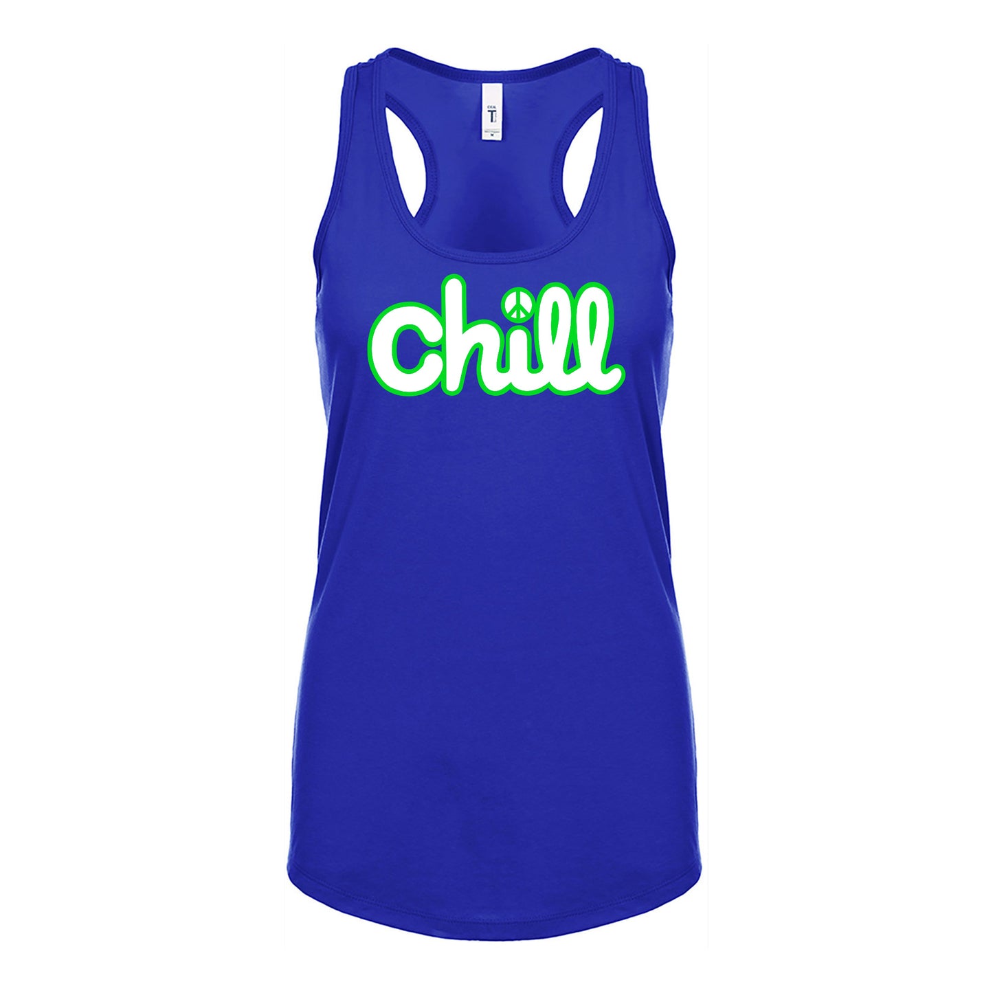 Womens Chill Peace Classic Racerback Tank
