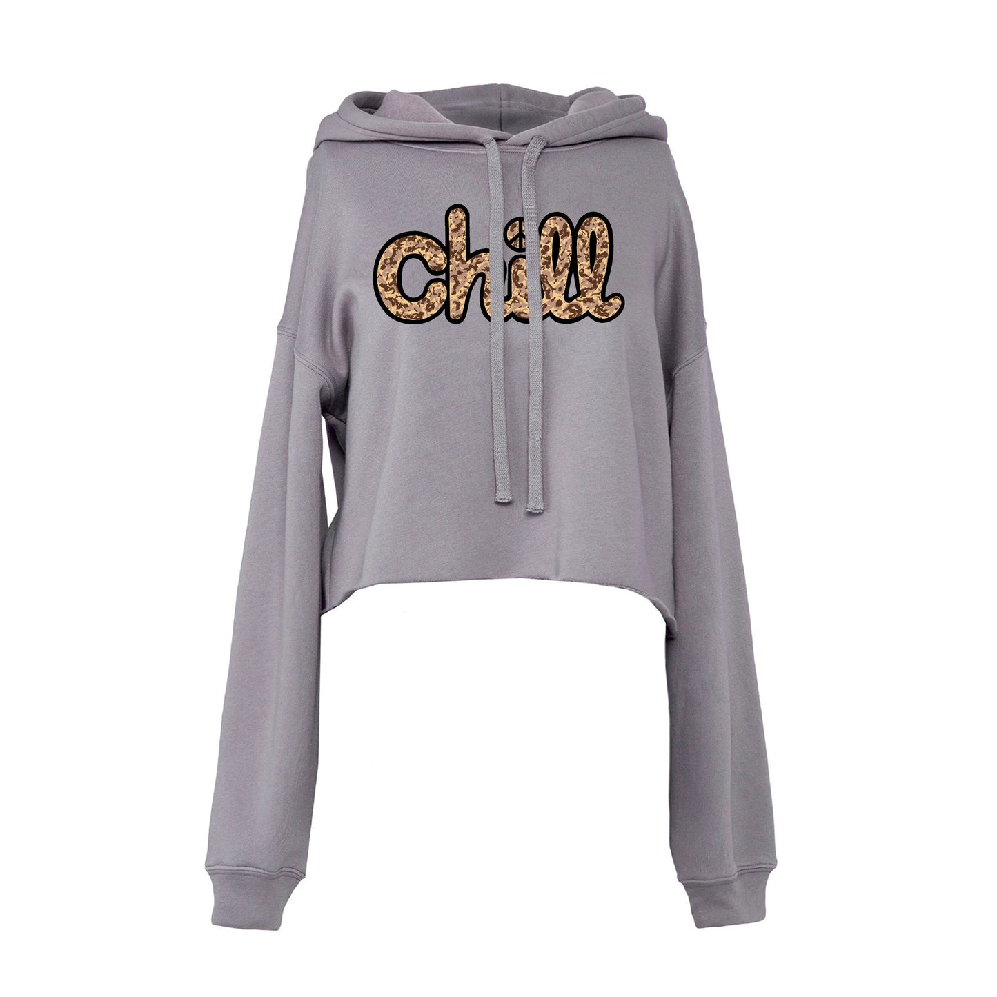 Womens Chill Peace Sand Camo Crop Hood