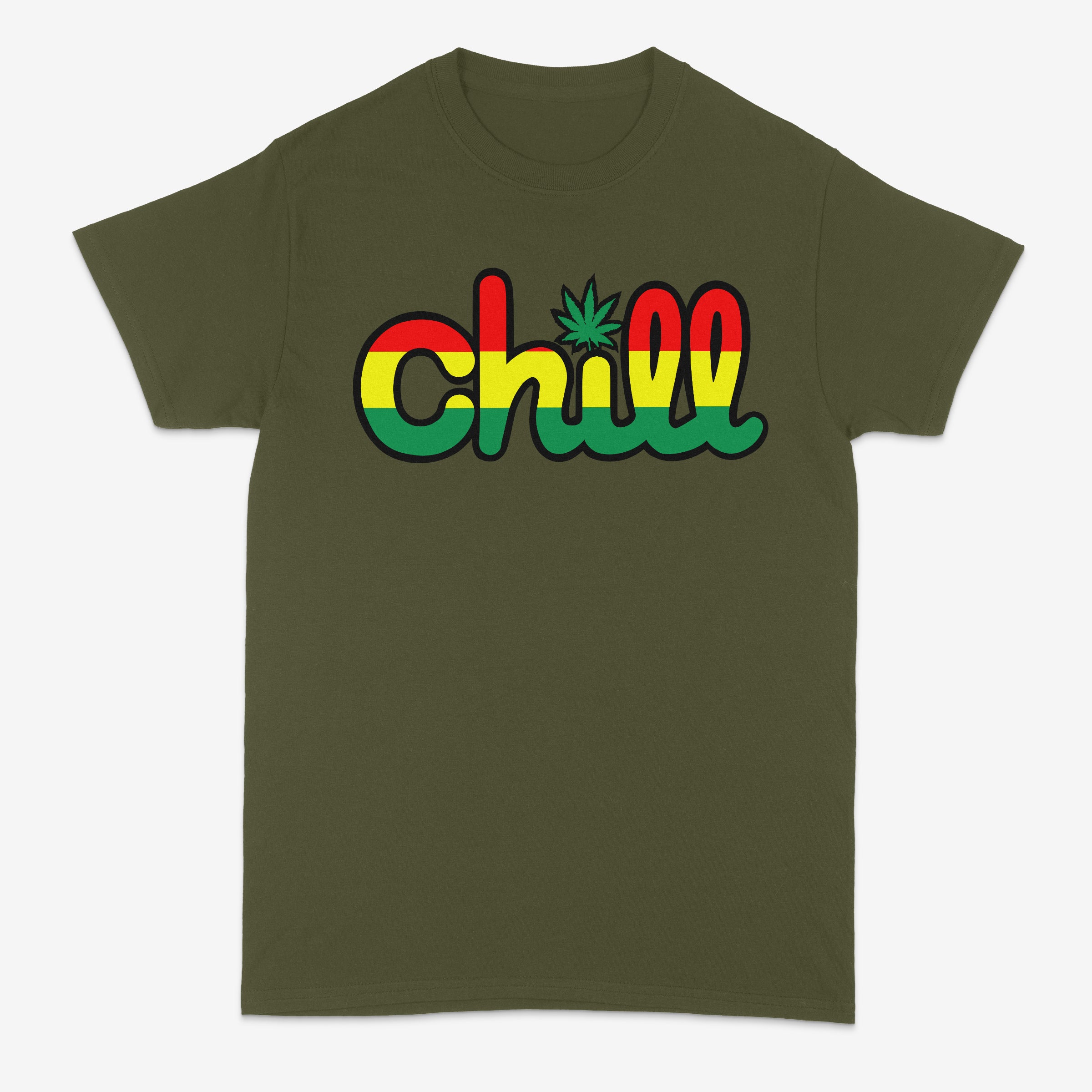 Chill Leaf Rasta Short Sleeve T